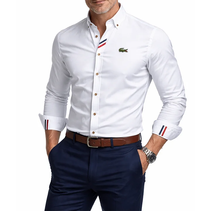 Ανδρικό πουκάμισο με μακριά μανίκια Lacoste®